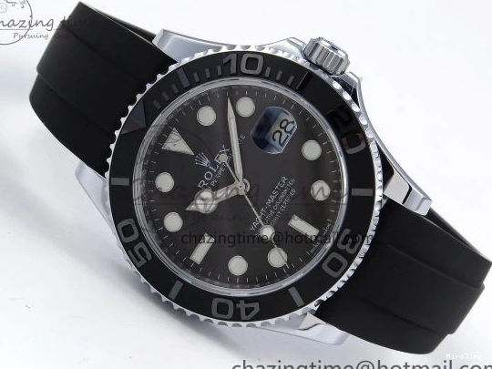 MiroTime 0308 Yacht-Master 226659 SuperF 1:1 Best Edition Black Dial on Oysterflex Strap VR Premium 1341